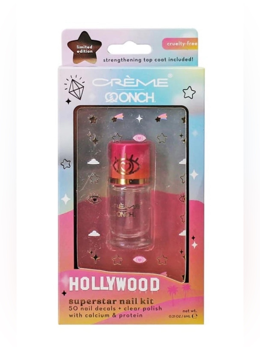 The Crème Shop x ONCH Hollywood Nails Decals & Polish Kit